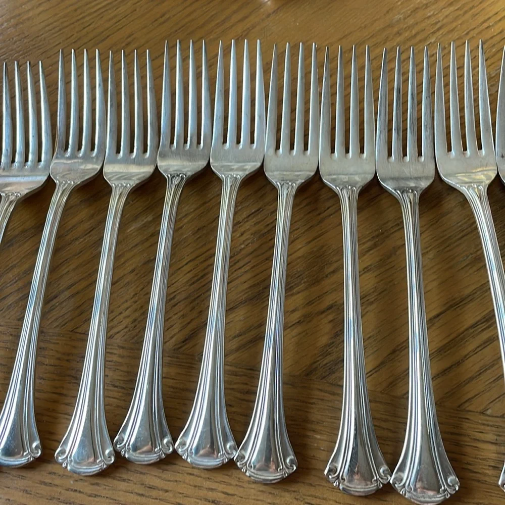 Vintage 52 Pieces of Silverplate Japan Flatware